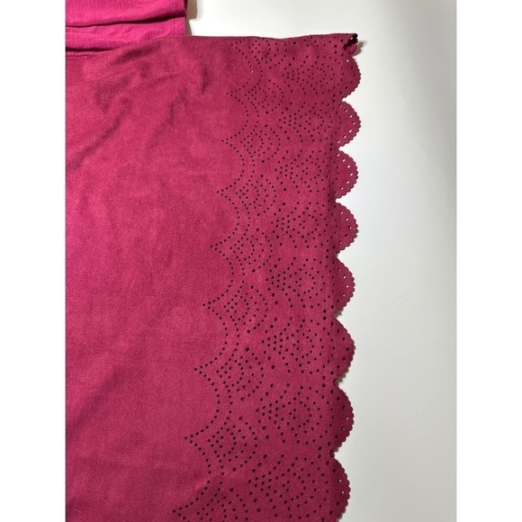 Chicos Lace Trim Long Sleeve Tunic Top - Picture 6 of 11